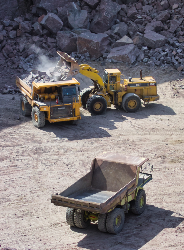 Extracción de granito