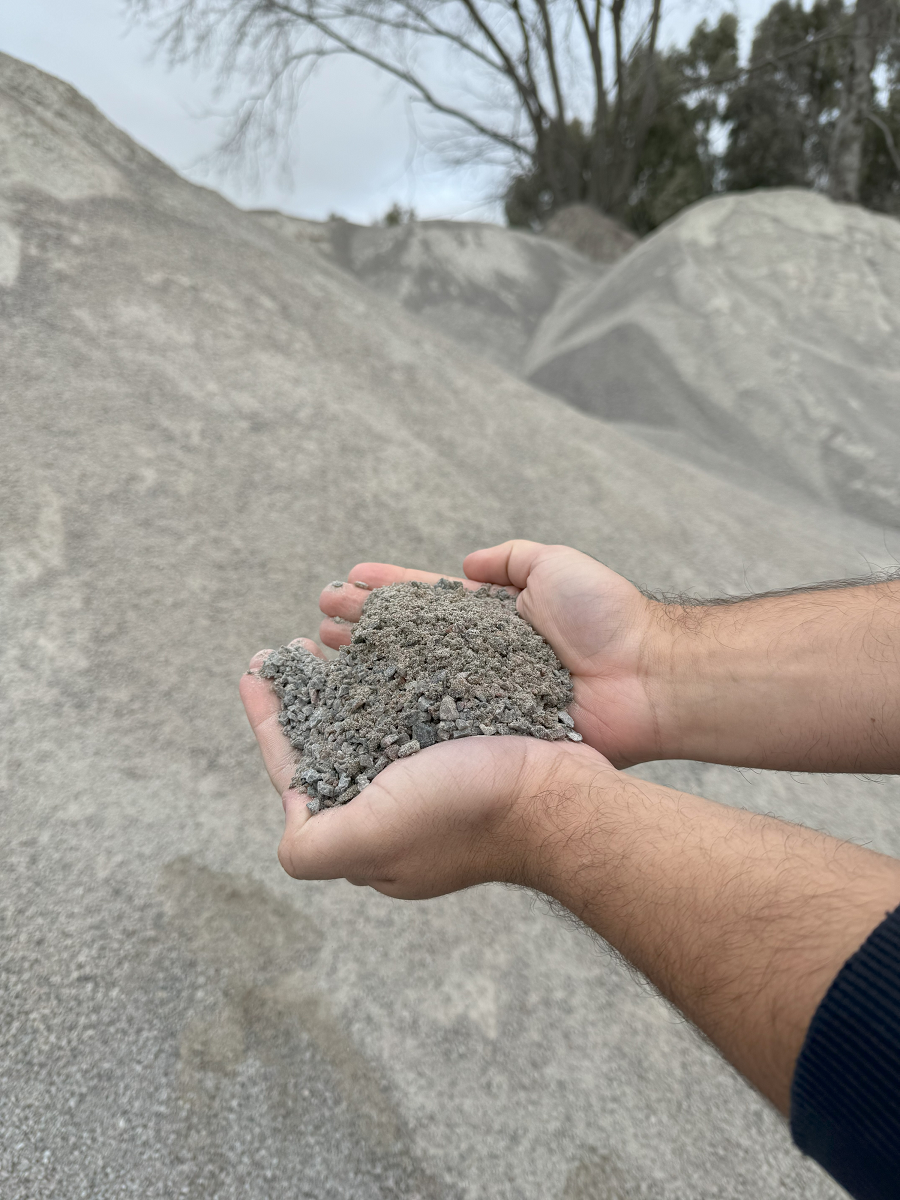 0/6 Lavado. Arena de granito trituradocon granulometría de 1 a 6 milímetros