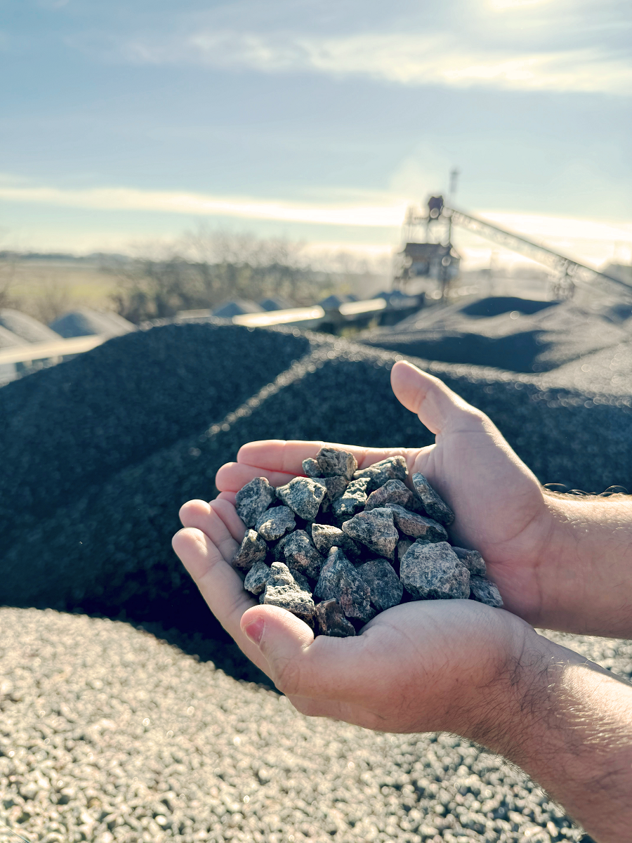 6/20 Piedra de granito trituradocon granulometría de 6 a 20 milímetros
